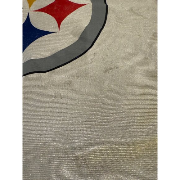 NFL Steelers Reversible Flag Football Jersey With BOOMER Name Black & White Mesh - Picture 8 of 13